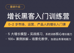 增长黑客入门训练营教程