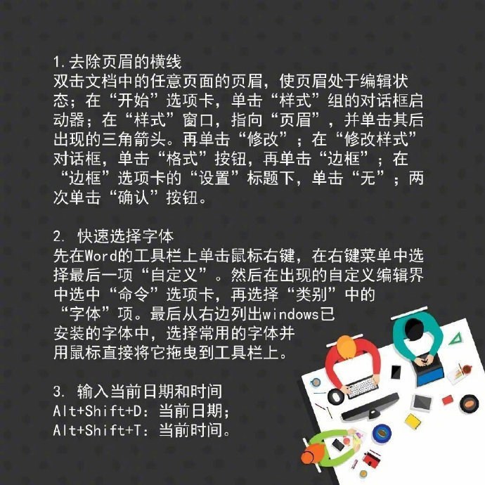 Word文字处理技巧20个知识点