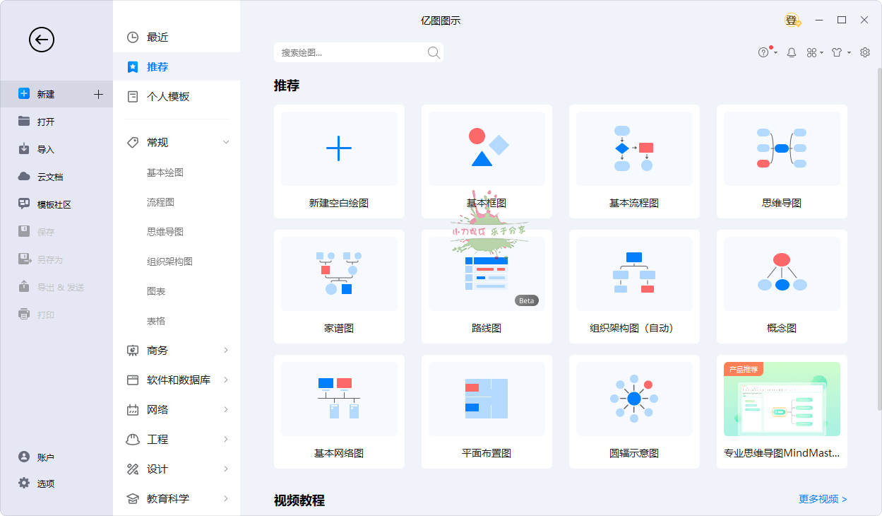 亿图图示EdrawMax v15.1.4.1481绿色版封面